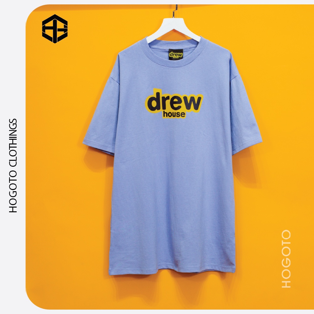 Áo thun tay lỡ DREW House Hogoto shop , Áo thun unisex nam nữ form rộng oversize chất liệu Cotton | BigBuy360 - bigbuy360.vn