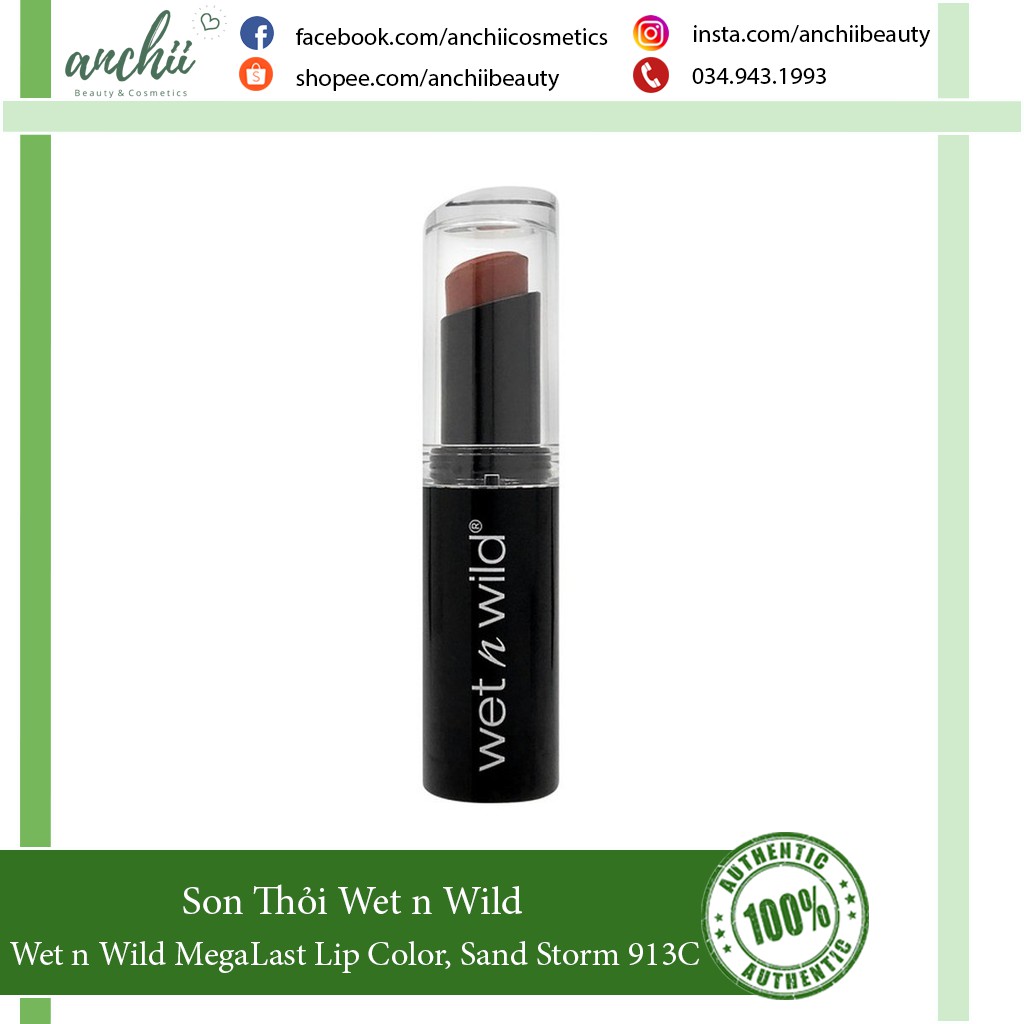 [TOP 1 UY TÍN] Son Wet n Wild MegaLast Lip Color, Sand Storm 913C