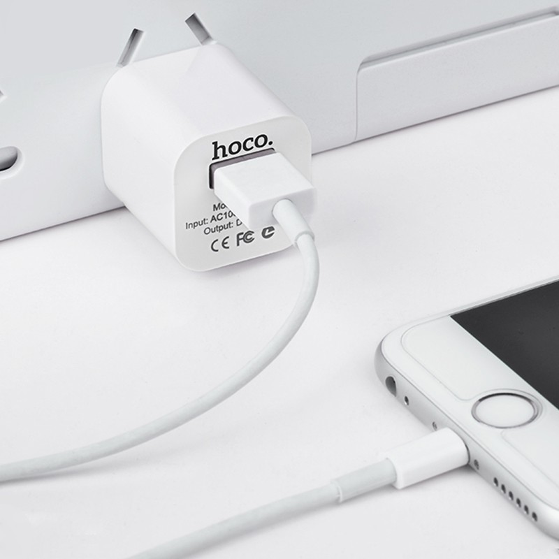 Củ Sạc HOCO UH102 Chính Hãng - Hỗ Trợ Sạc Nhanh Cho IPad Pin Dự Phòng, Cáp Sạc Tai Nghe Bluetooth Airpod Airpods Iphone