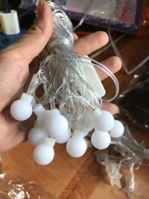 Đèn nháy trang trí hình sao, bóng, lá..