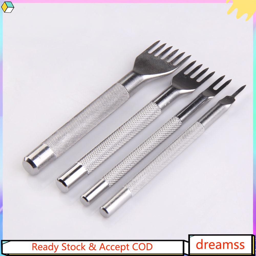 Dụng Cụ Đục Lỗ Đồ Da 4 Kích Thước 4mm