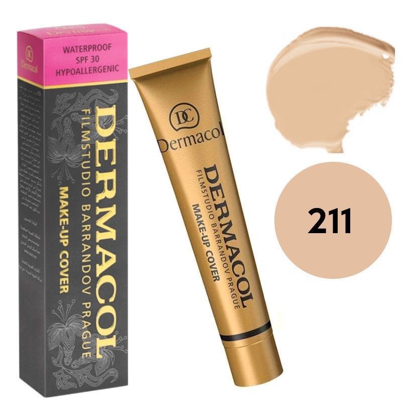 Kem Che Khuyết Điểm Dermacol Make up Cover 30g Che Xăm Chống Nước Chống Trôi