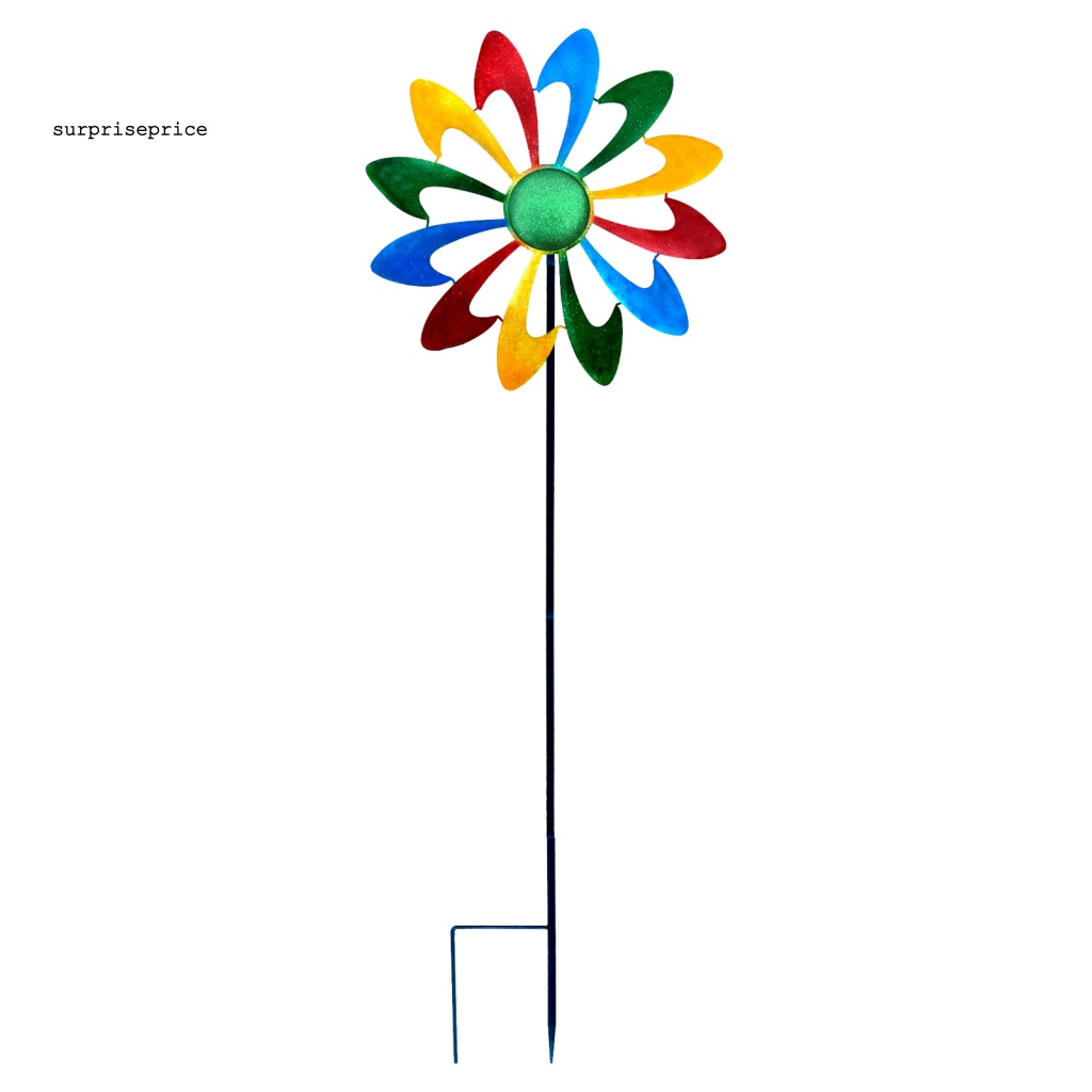 Chong Chóng Gió Bằng Sắt Chống Gỉ Nhiều Màu Trang Trí Sân Vườn