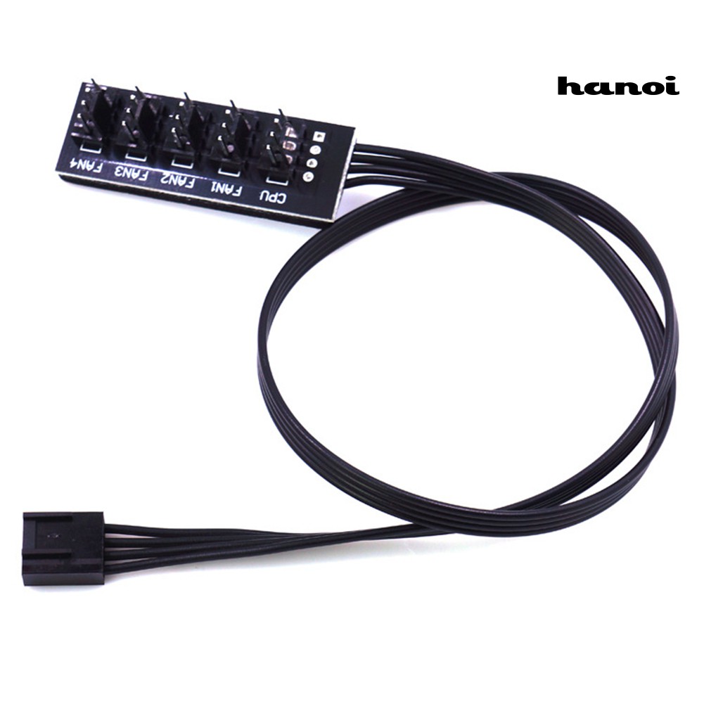 Ốp Quạt Tản Nhiệt CPU 4Pin 5 Chiều Có Cáp Chia Nguồn