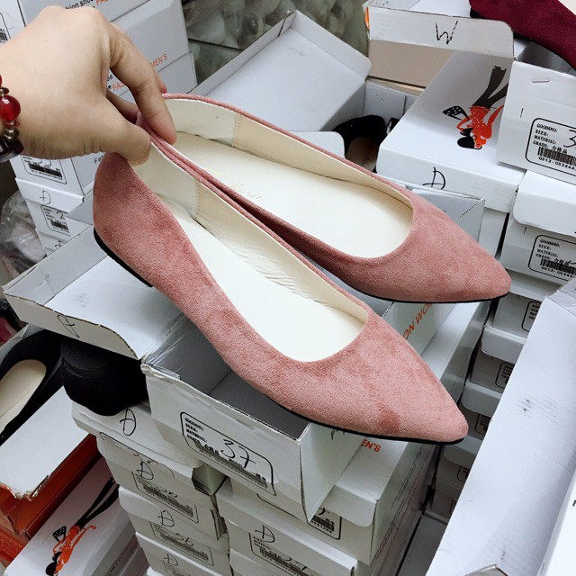 Giày búp bê mũi nhọn - da mềm - FREESHIP 99K🔥 Ảnh thật 🔥 SALE | BigBuy360 - bigbuy360.vn