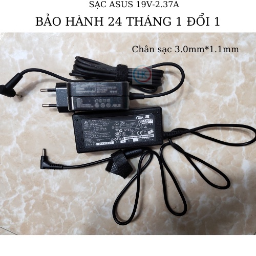 ▀ Sạc Laptop asus 19V-3.42A/2.37A chân nhỏ 3.0mmx1.1mm Asus UX31E, UX21E K401J-E1 K401L K401U K441 K441U F441S X200 ▀ 🄿