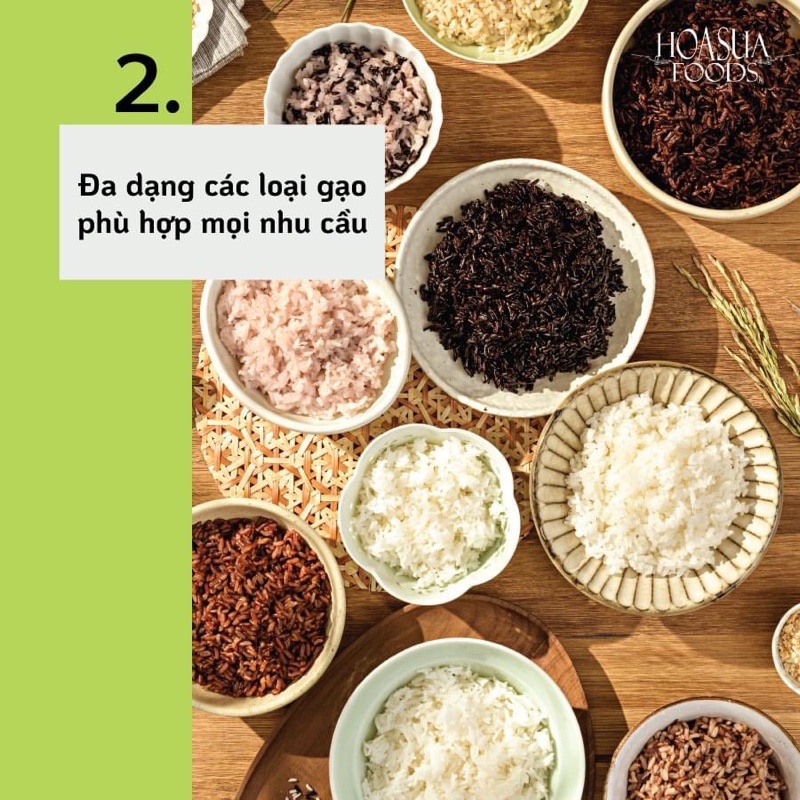 Gạo trắng lứt hữu cơ VietSuisse 1kg cho bé ăn dặm