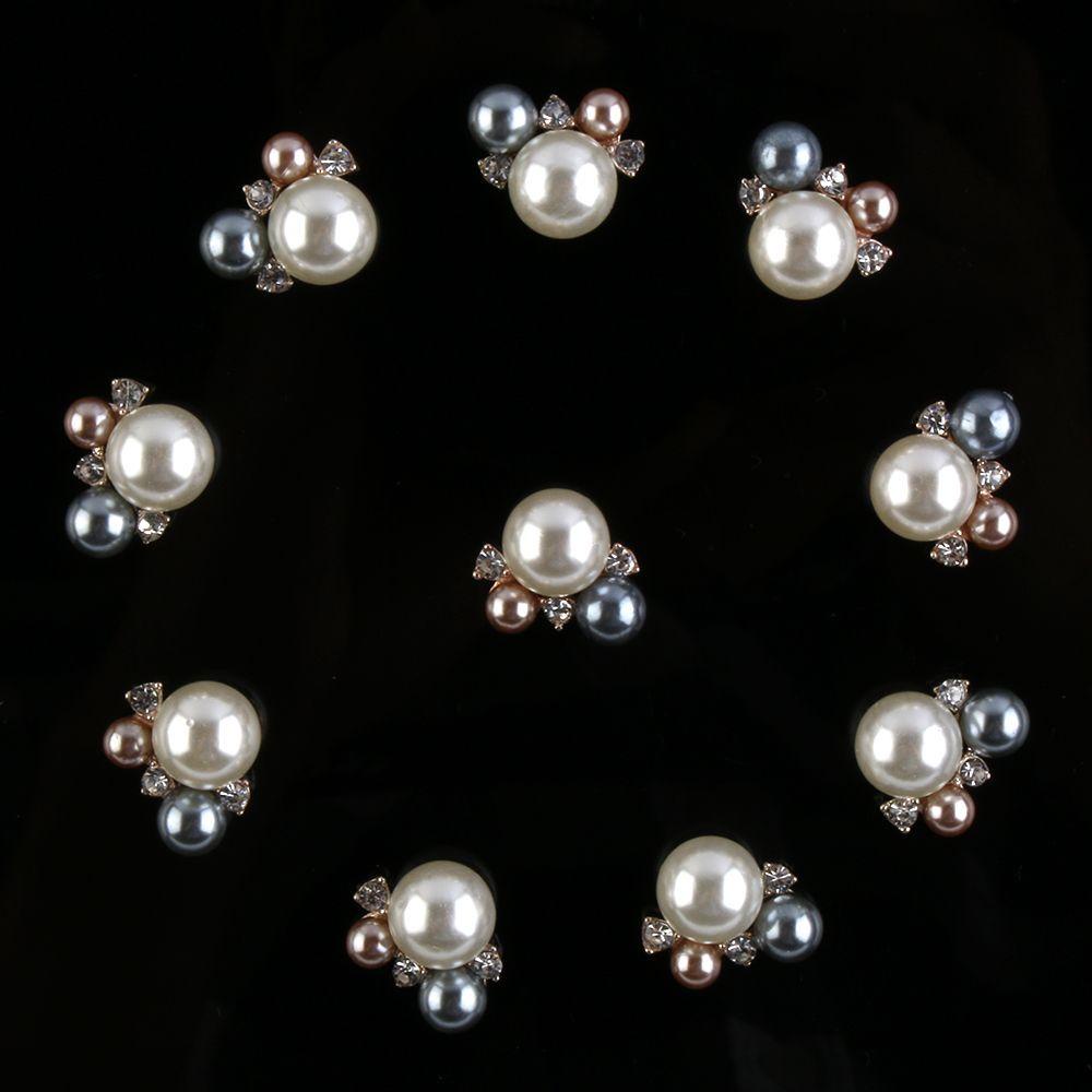 Set 10 Nút Thắt Thủ Công DIY Hình Hoa Trang Trí Đa Ứng Dụng