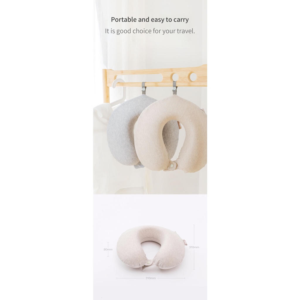 [Hỏa Tốc - HCM] Gối cổ Xiaomi 8H TRAVEL U-SHAPED PILLOW - YAJ4042RT | Hàng Chính Hãng | Ngoc Vien Store