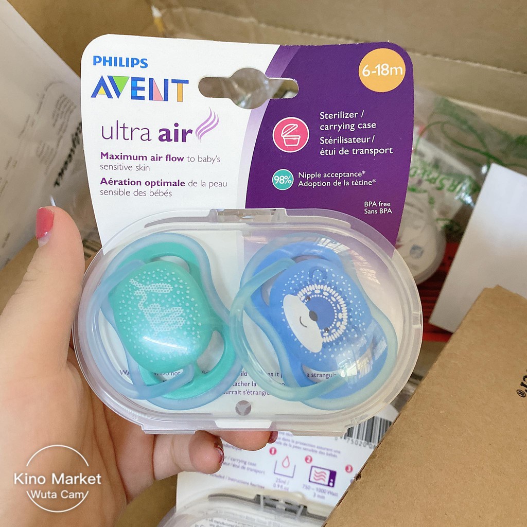 Ty giả Avent Ultra Air cho bé 6-18 tháng - Hàng USA chính hãng