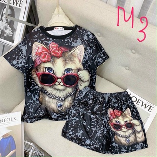 Bộ đùi cộc 3D hình mèo cute