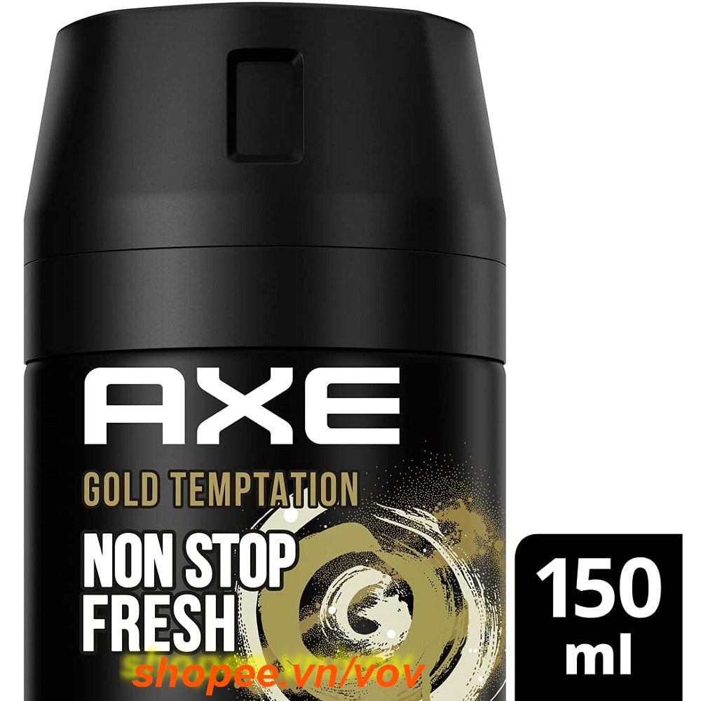 Xịt Khử Mùi 150Ml Axe Non Stop Gold, Vov Cung Cấp & Bảo Trợ.