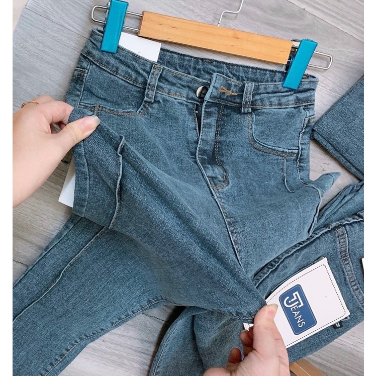 Quần jeans ôm cạp cao ly sườn mã 045