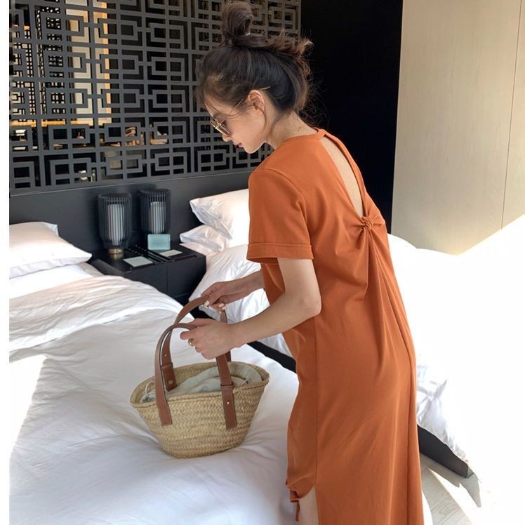 Đầm midi SUXI dáng rộng thời trang thanh lịch cho nữ