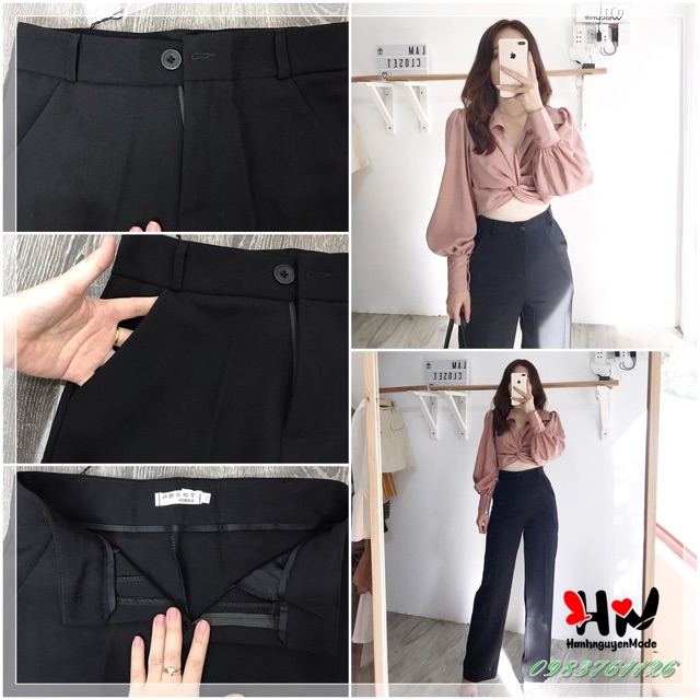 Quần suông ống rộng nữ siêu đẹp - Mặc là đẹp [FREE SHIP - VIDEO - ẢNH THẬT] | BigBuy360 - bigbuy360.vn