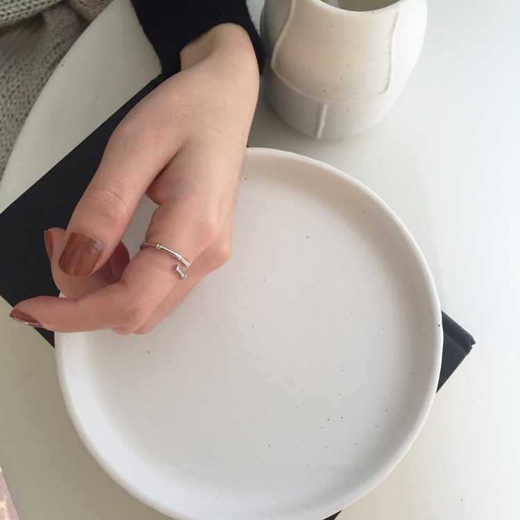 Nhẫn thiết kế kiểu dáng đơn giản phong cách Hàn Quốc B74