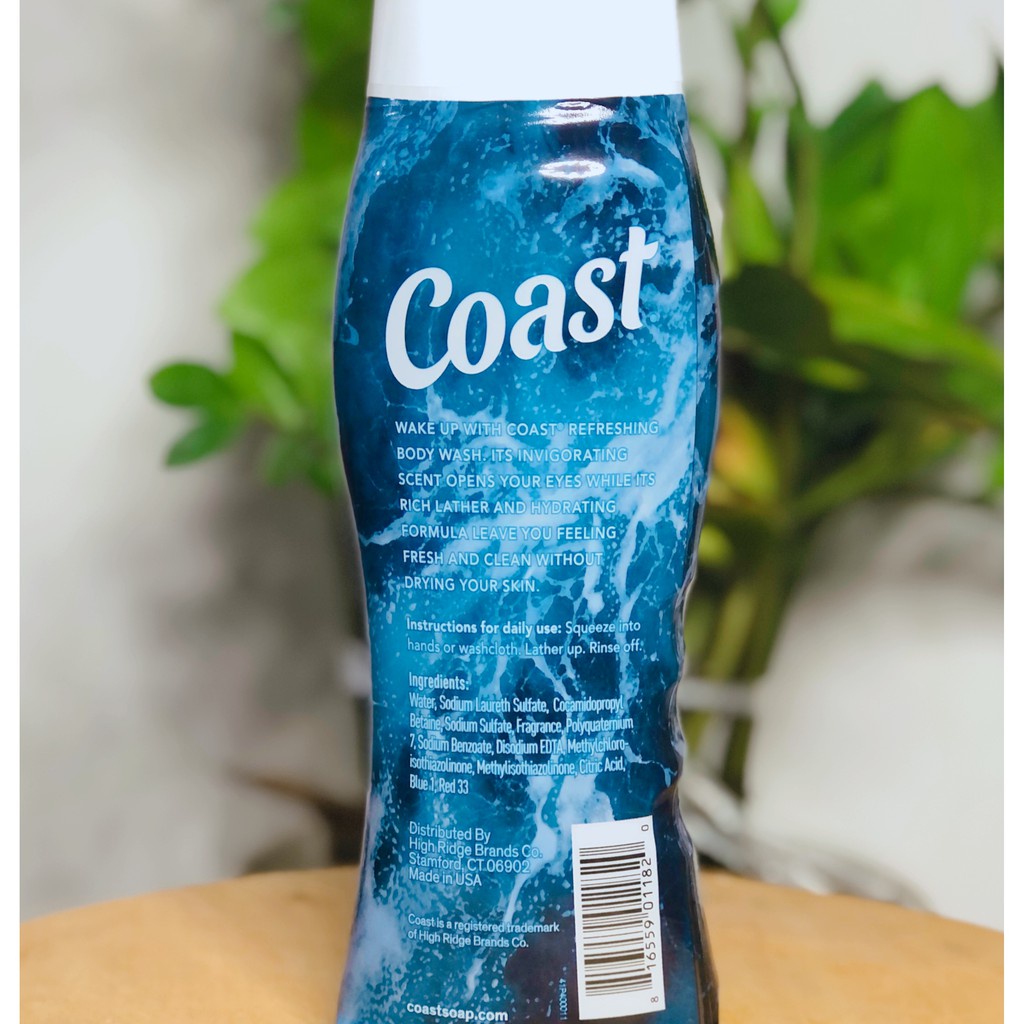 Sữa tắm COAST 2in1 Hair &amp; Body Wash Classic Scent Pacific Force 532ml