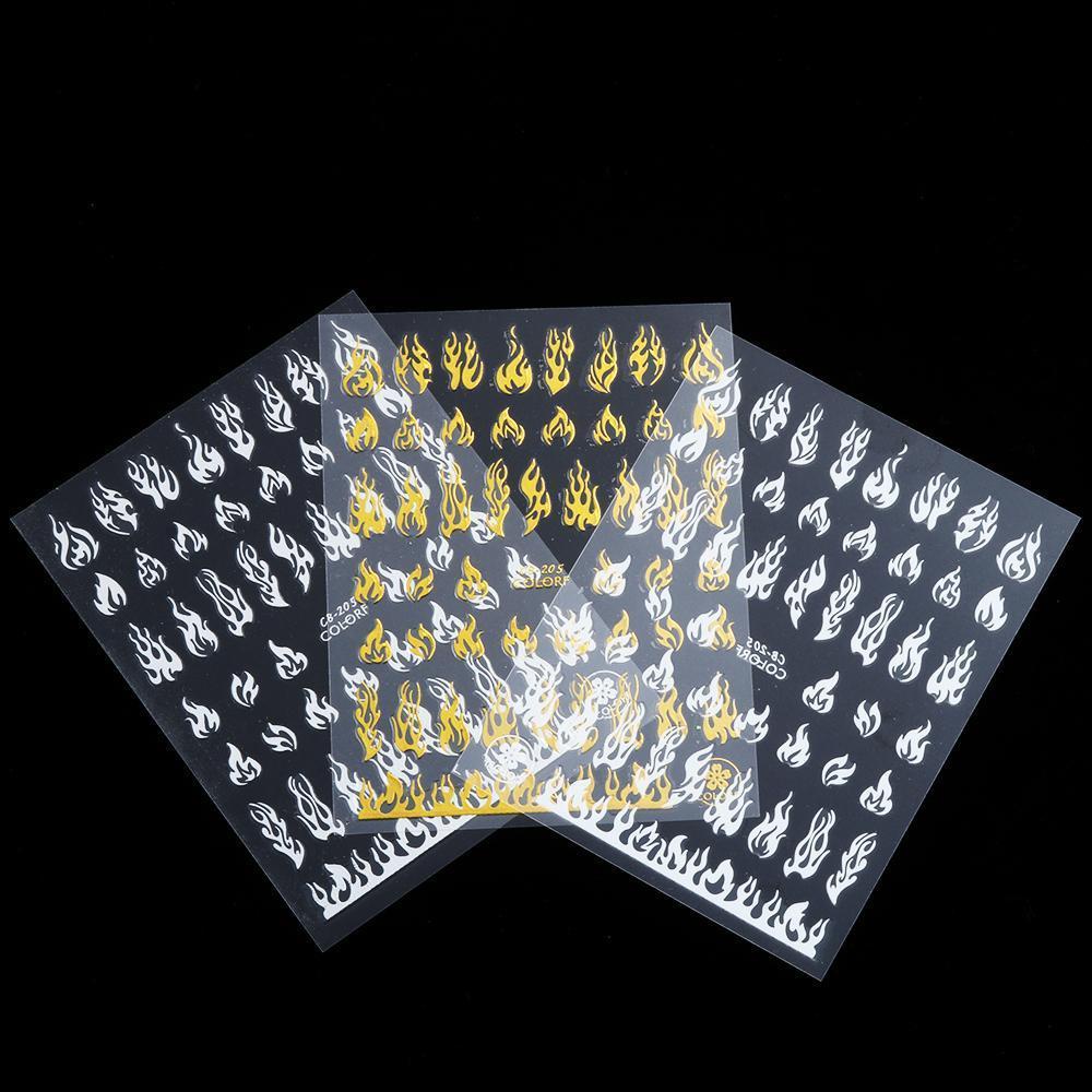 Giấy Dán Trang Trí Móng Tay Họa Tiết 3D Độc Đáo