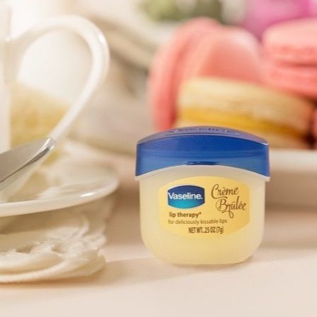 Son dưỡng môi Vaseline Lip Therapy Creme Brulee/ Original Pure Skin - 7g - Dưỡng môi mịn màng - Đủ bill US