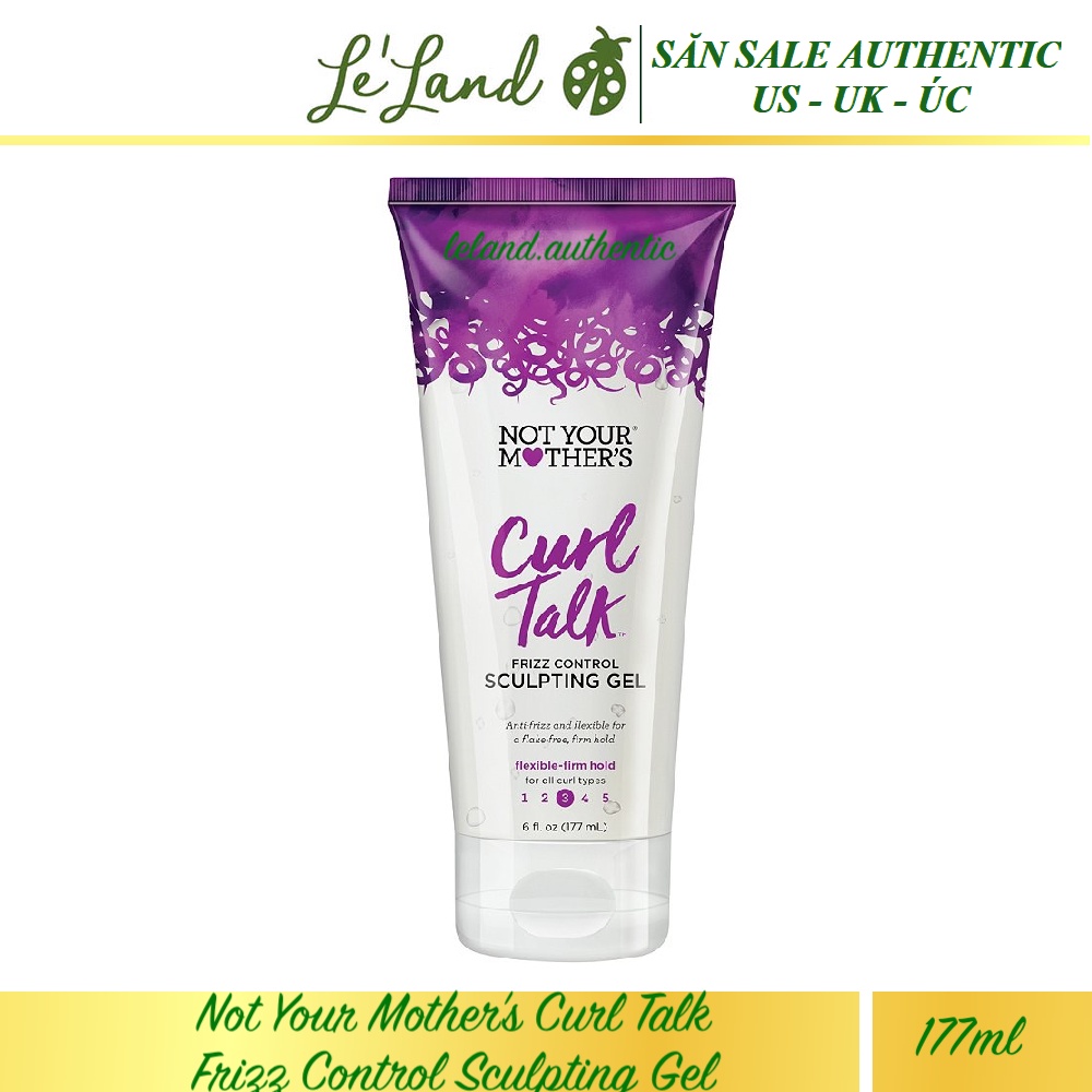 Bill US - Gel tạo kiểu tóc xoăn Not Your Mother's Curl Talk Frizz Control Sculpting Gel 177ml