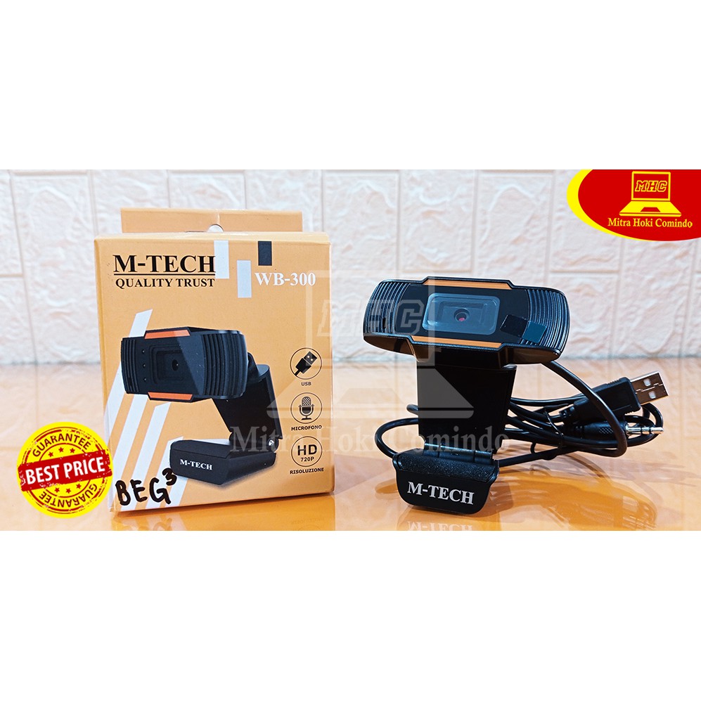 Webcam M-Tech Wb-300 720p Hd Chất Lượng Cao | BigBuy360 - bigbuy360.vn