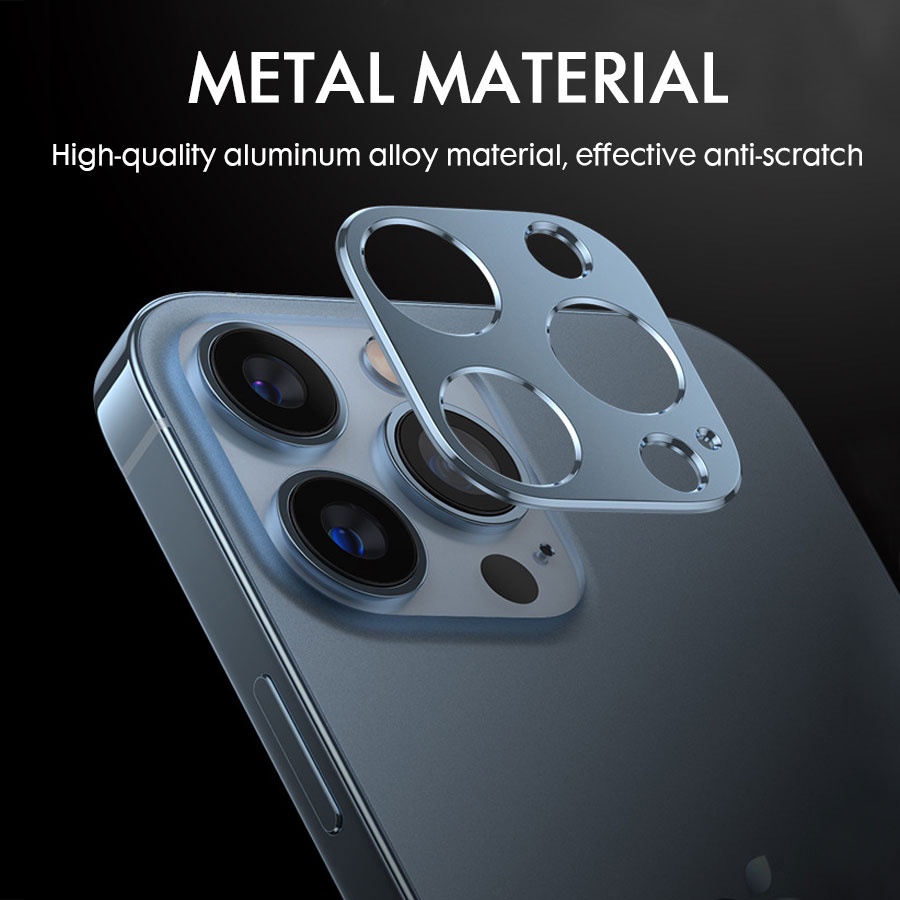 Phụ kiện bảo vệ camera điện thoại chống trầy thích hợp cho iPhone 13 Mini 13 Pro Max