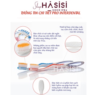 Bàn Chải Có Nắp TRISA - Pro Interdental Soft
