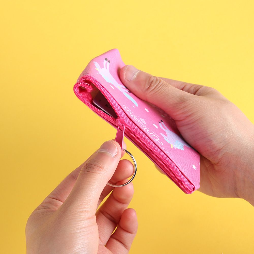 Ví Đựng Tiền Xu/Chìa Khóa Họa Tiết Kỳ Lân Hoạt Hình Nhiều Màu Sắc