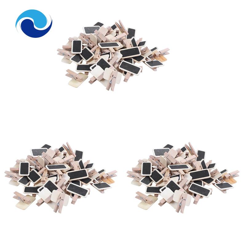 Bảng Đen Mini 150 Kẹp Gỗ Dùng Ghi Chú Đánh Dấu Số