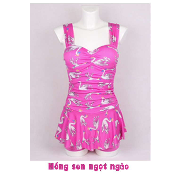 Áo bơi liền áo tắm nữ liền thân che bụng giấu bụng 2 dây MH1658 | BigBuy360 - bigbuy360.vn