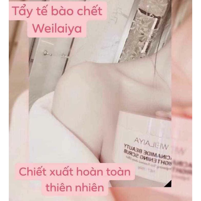 ❤Tẩy tế bào chết, Tẩy da chết cho Body WEILAIYA, da trắng mịn, hết khô ráp❤