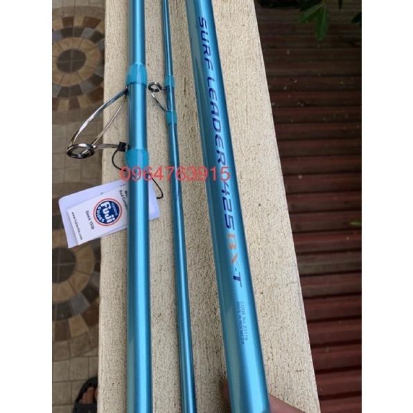 Cần lục 3 khúc surf leader bxt dài 4m25 hàng loại 1 tải cá 20kg + tặng 1 ngọn