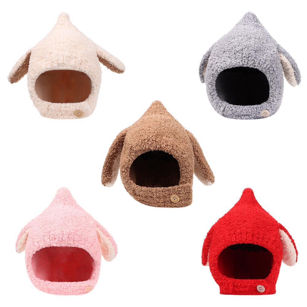 Mũ Bonnets Phối Lông Nhung Giữ Ấm Mùa Đông Cho Bé