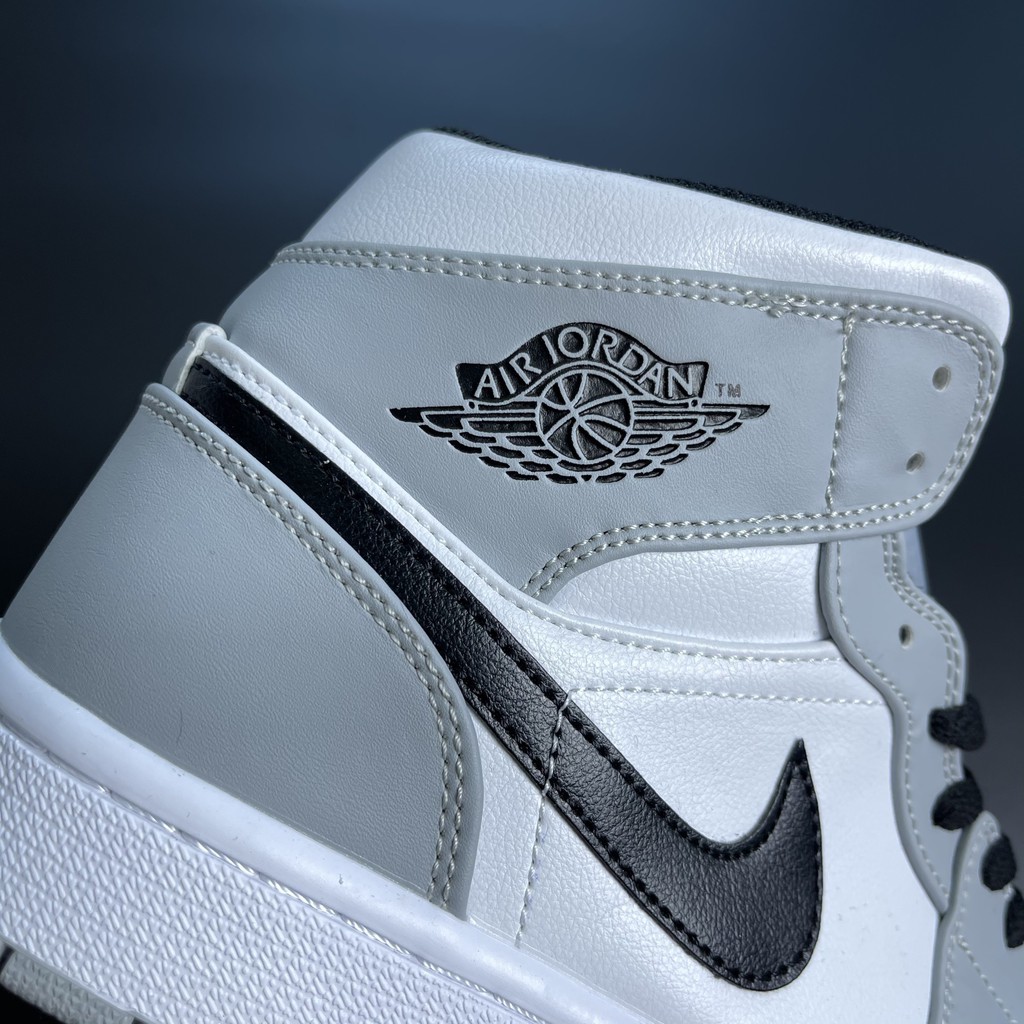 ✔️ Giày Jordan 1 High Smoke Grey Xám Cao Cổ Giày Thể Thao Nam Nữ Full Phụ Kiện ✔️