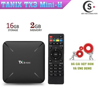 Android tivi box tx3 mini-h ram 2gb và rom 16gb