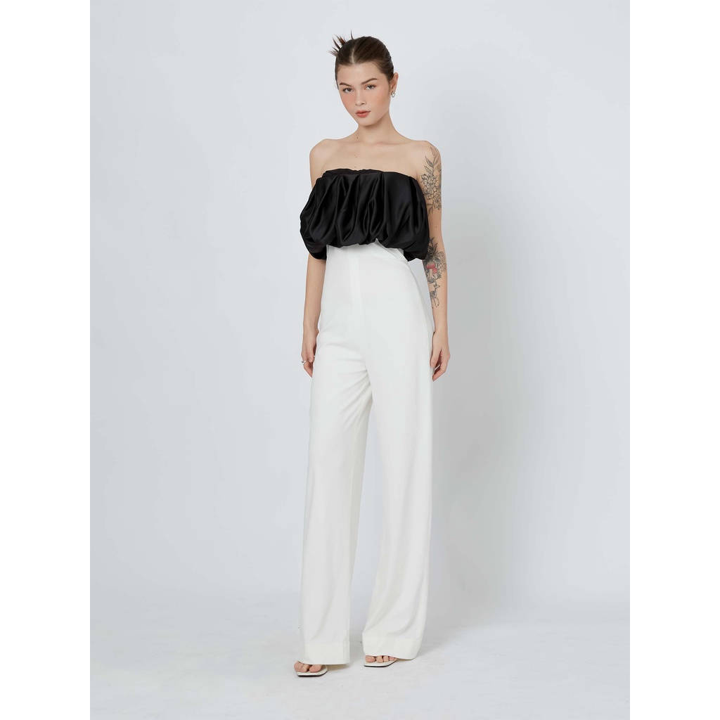 Quần Dài Nữ Straight High Waist , Chất Vải Thun Lạnh Thoải Mái , WQD000032,SOMHOW