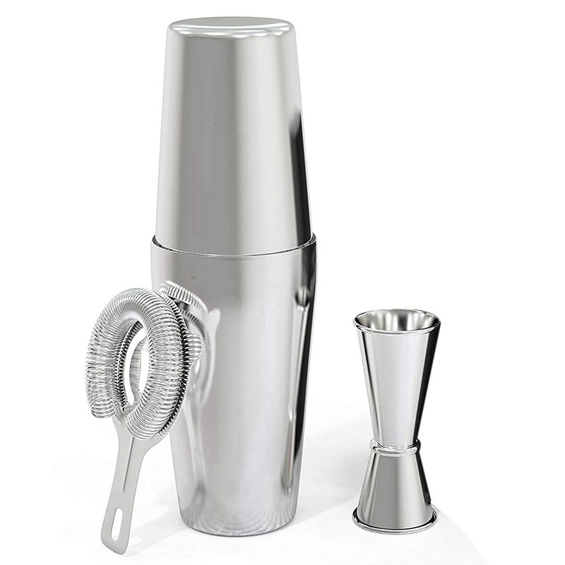 Set bình lắc gồm lưới lọc cốc tai và bộ cốc đo lường