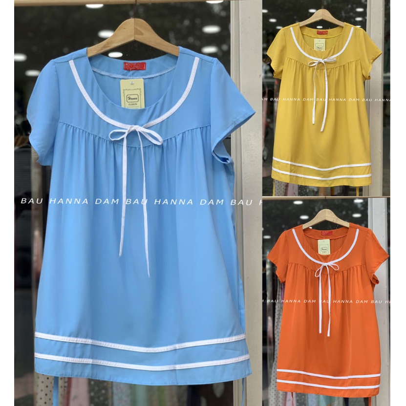 [SIZE 60-85KG] Áo bầu công sở size to có size 85kg vải lụa tuyết 1 lớp mềm mát nhẹ thấm mồ hôi tốt không nhăn rộng