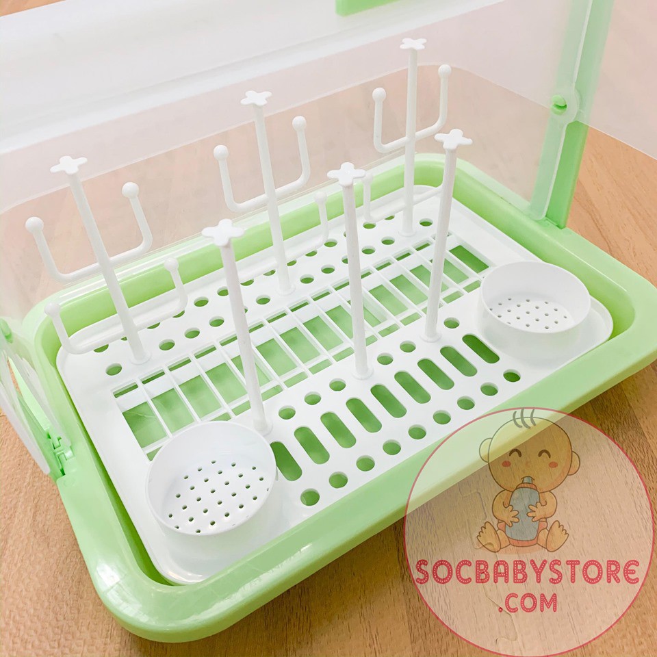 Úp Bình Sữa Cao Cấp Việt Nhật có nắp Đậy Thông Thoáng