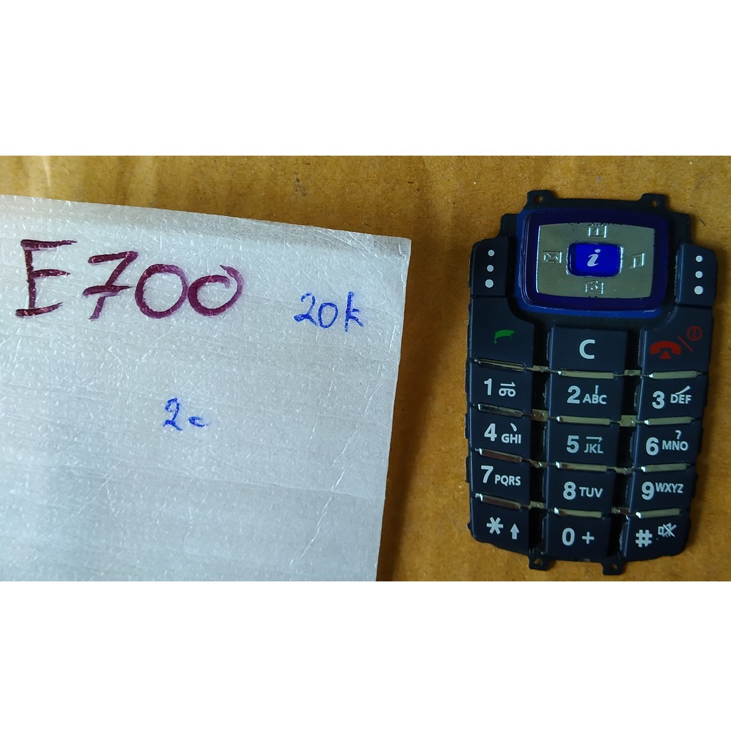 bàn phím điện thoại samsung galaxy E700