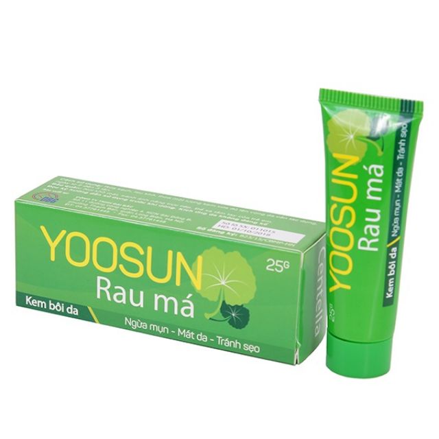 Yoosun Rau Má ® 25g - Kem bôi rôm sảy, mẩn ngứa & ngăn ngừa mụn, dưỡng dịu da
