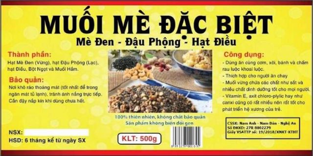 Muối mè đậu phộng