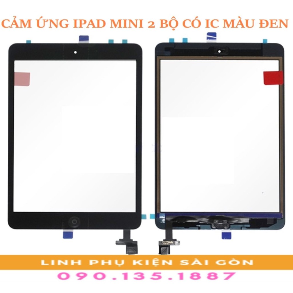 CẢM ỨNG IPAD MINI 2 BỘ CÓ IC MÀU ĐEN