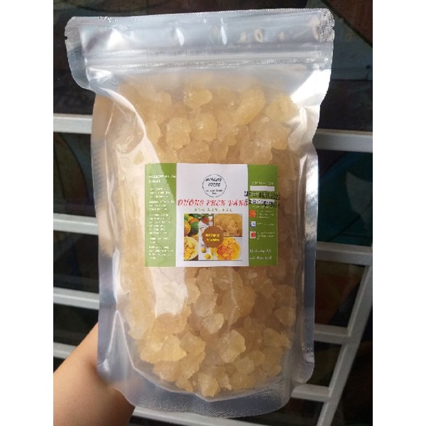 1kg Đường phèn vàng hạt Nhỏ nguyên chất không tẩy trắng