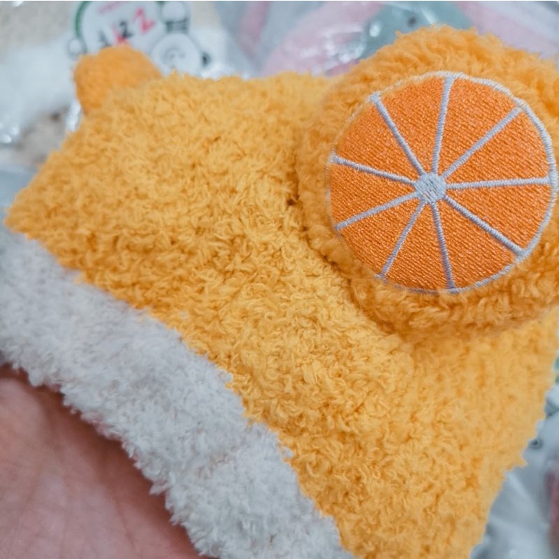 Mũ len lông cừu cho bé hình hoa quả siêu dễ thương 6-36 Tháng