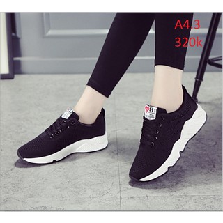 Giày thể thao nữ đen A43