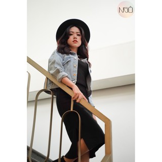 (Ảnh thật shop tự chụp) Áo khoác jean