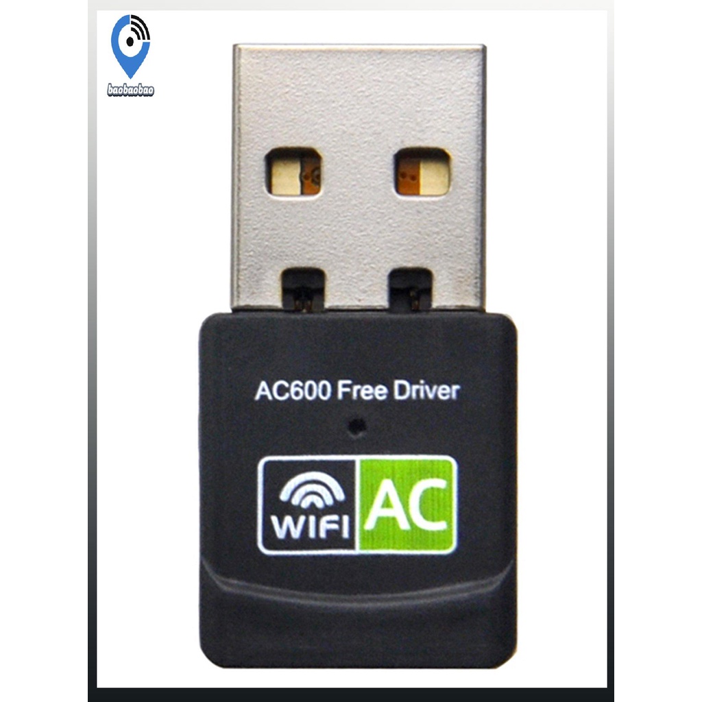 【Hàng sẵn sàng】【Cod】USB Wireless Network Card M600-600M Driver-free Dual Frequency 5GHZ