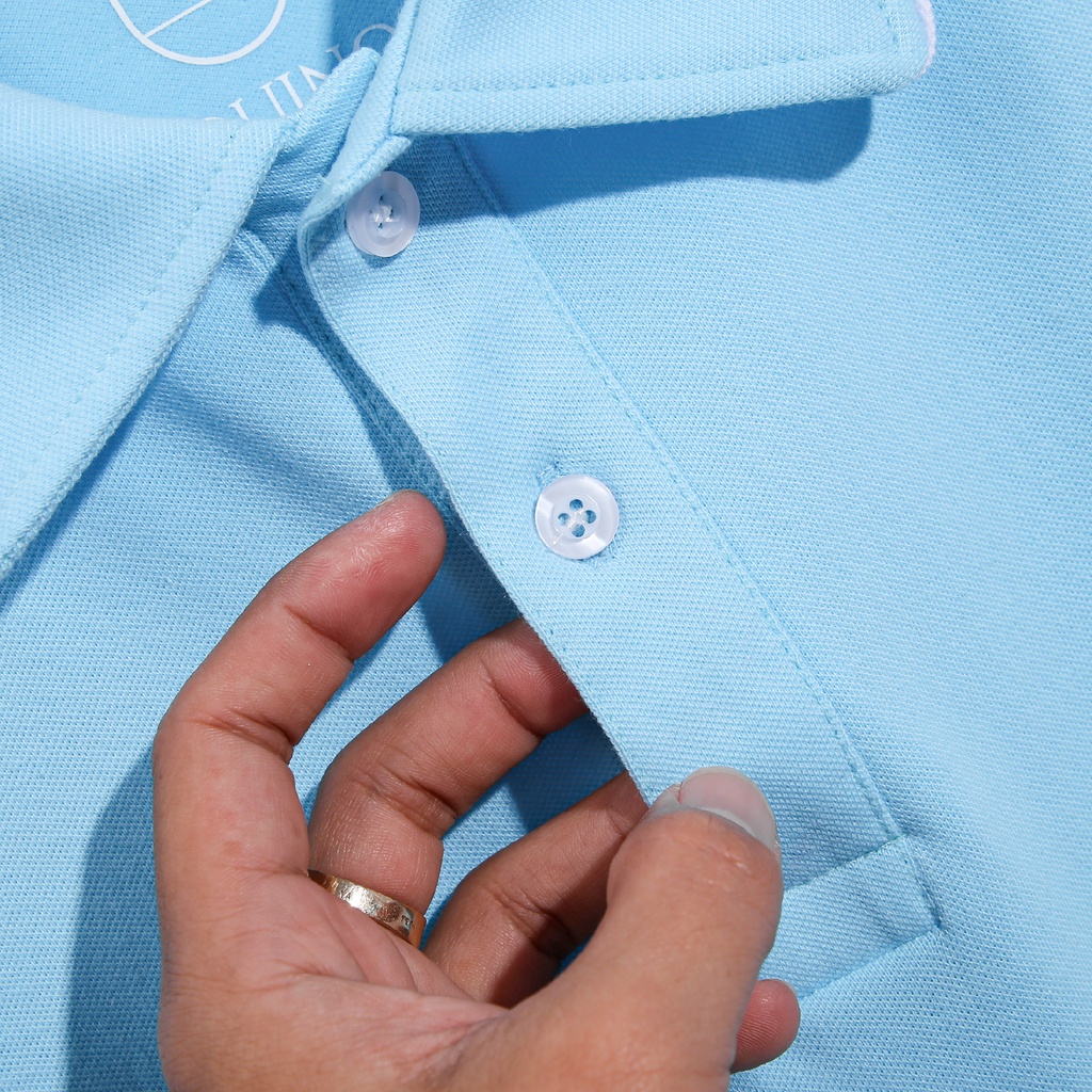 Áo Polo Nam Cotton Cao Cấp Xanh Lịch Lãm, Xanh