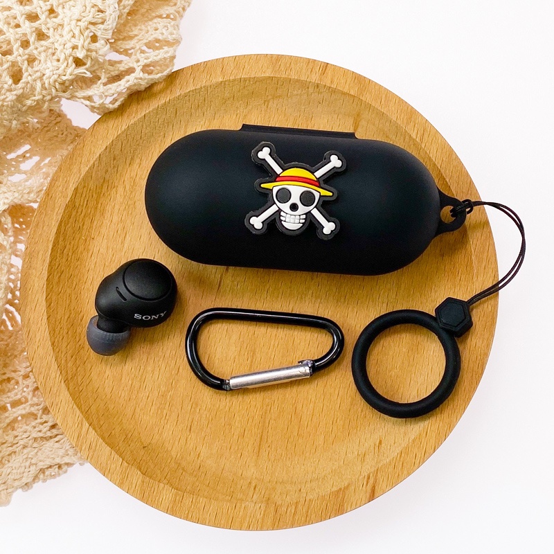 Vỏ Bảo Vệ Hộp Sạc Tai Nghe Bluetooth Sony Wf-c500 Wf-c500 Hình Người Dơi